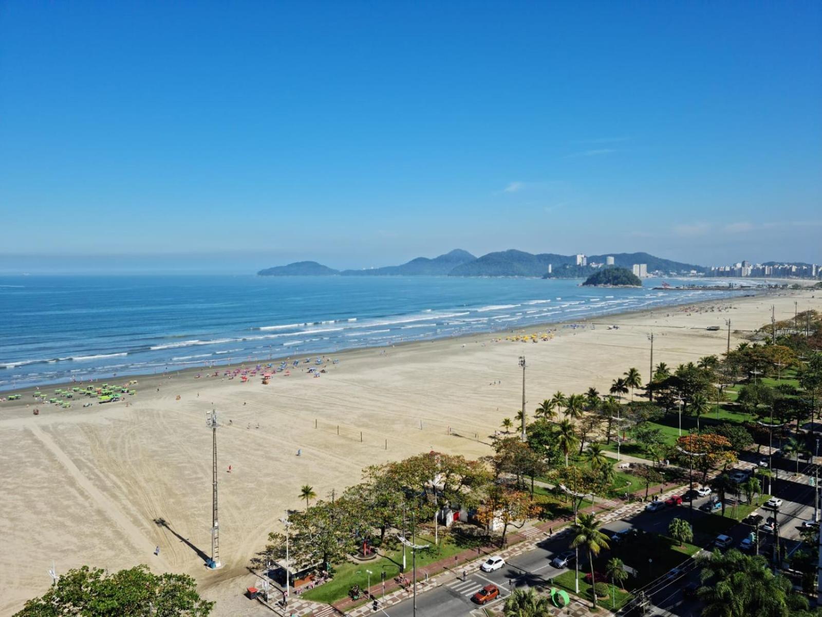 Vista Mar Na Praia Do Gonzaga 桑托斯 外观 照片